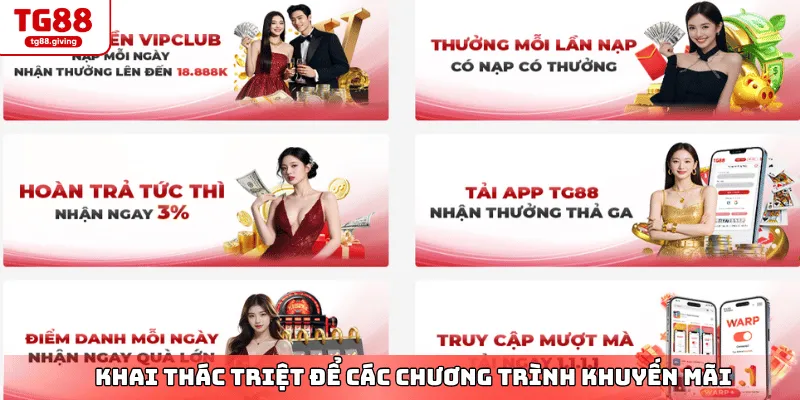 ưu đãi khuyến mãi game bài tg88 2026